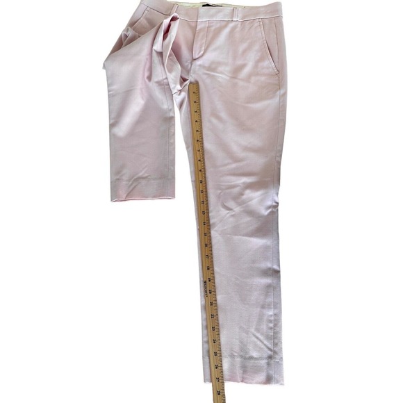 Banana Republic Women's Ryan Dress Pants Wool Career Pants Sz 4 Short Light Pink - Picture 7 of 7